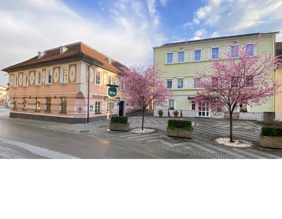 באד הל Gasthof Hametner Mit Innviertlerhof Mit Direktem Zugang Zur Therme Mediterrana Durch Unseren Garten! מראה חיצוני תמונה