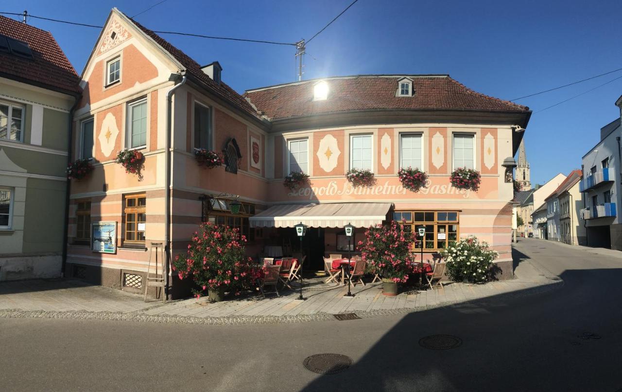באד הל Gasthof Hametner Mit Innviertlerhof Mit Direktem Zugang Zur Therme Mediterrana Durch Unseren Garten! מראה חיצוני תמונה